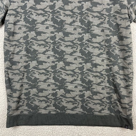 Tasc Mens Large  Bamboo Performance 1/4 Quarter Zip Pullover Gray Camo - Picture 6 of 13